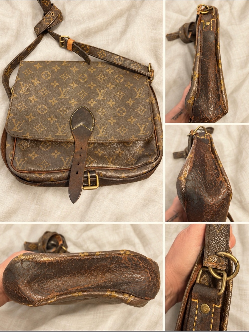 Louis Vuitton Brown Monogram Crossbody with Small Wallet - Picture 7 of 8